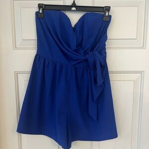 Blue Strapless Romper Size Small from Boutique Mitto